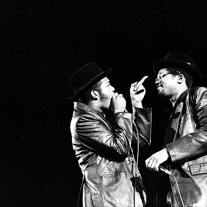 Run DMC Performing in Long Beach 1984